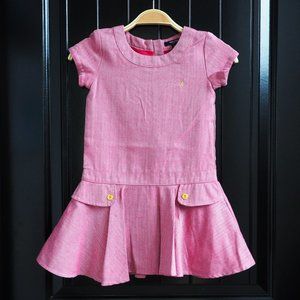 Nautica Girls Pleated Dress - L (6)
